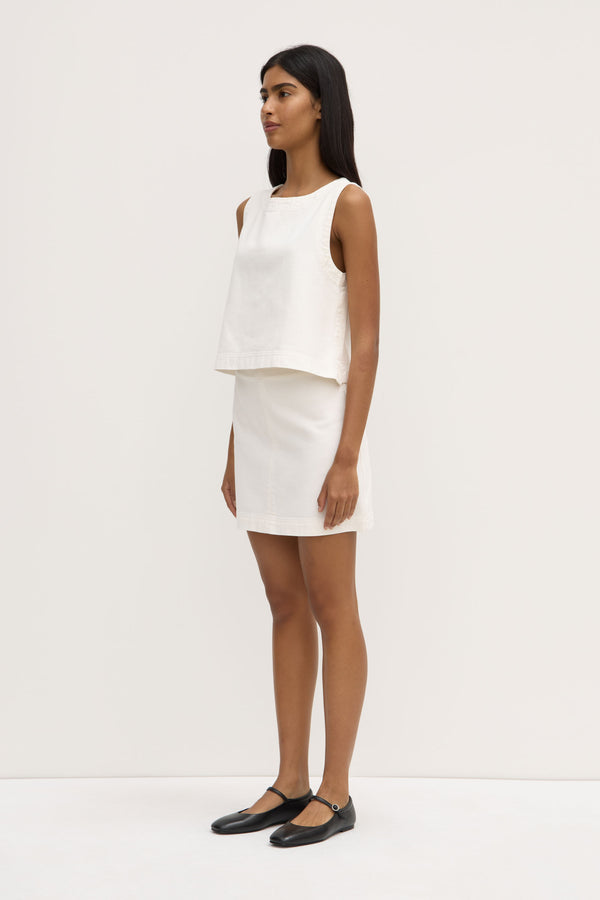 Zoey Twill Mini Skirt