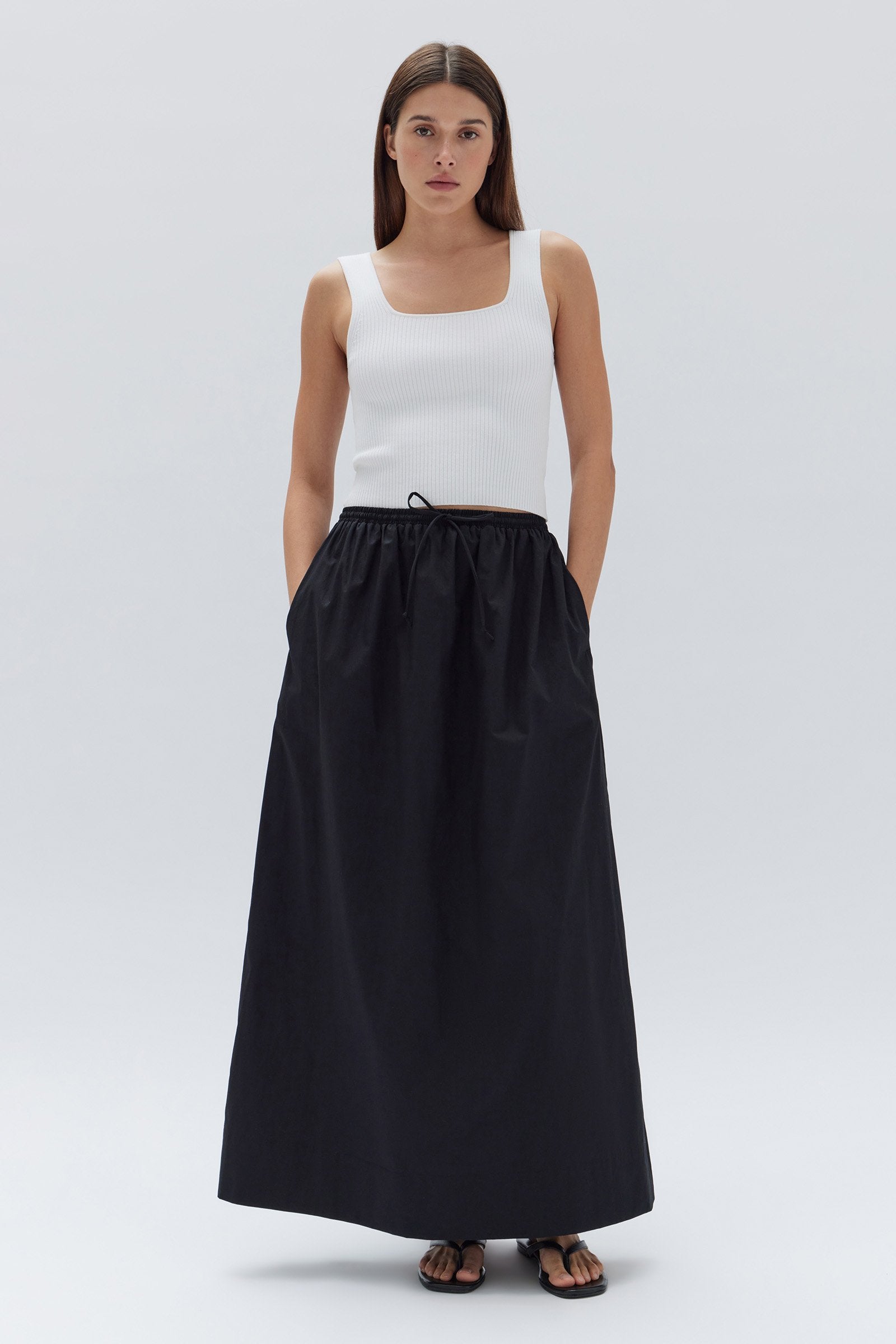 Black midi discount skirt nz