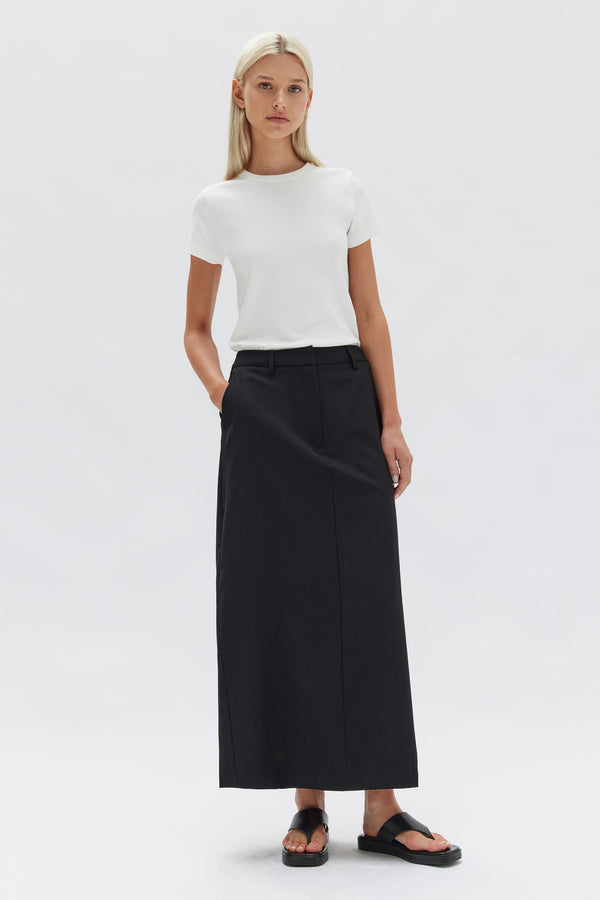 Everley Suiting Maxi Skirt