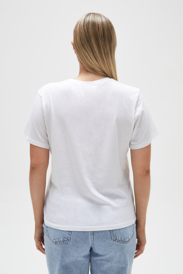 Plain white outlet t shirt nz